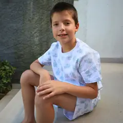 SIMPLY B - Pijama corto piñas niño