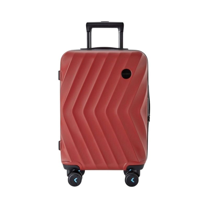 BAGSMART - Bagsmart Maleta de Mano Rígida Globetrotter 35L - Rojo Vino