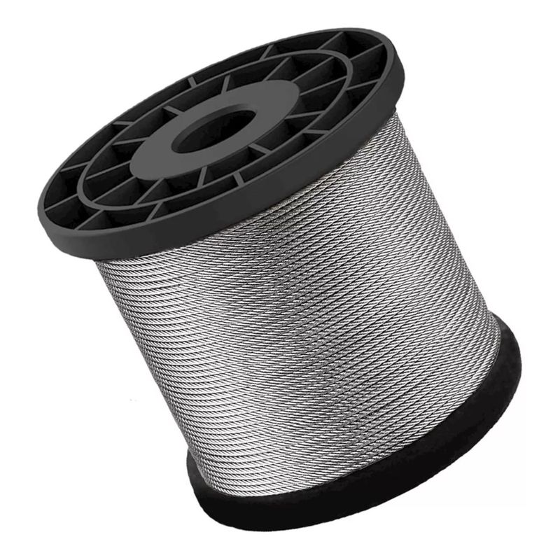 GENERICO - Piola De Acero Galvanizado 2 Mm 100 Metros Dicas