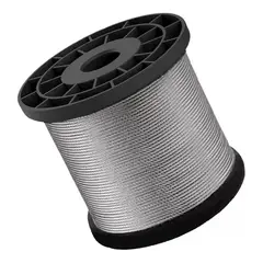 GENERICO - Piola De Acero Galvanizado 2 Mm 100 Metros Dicas