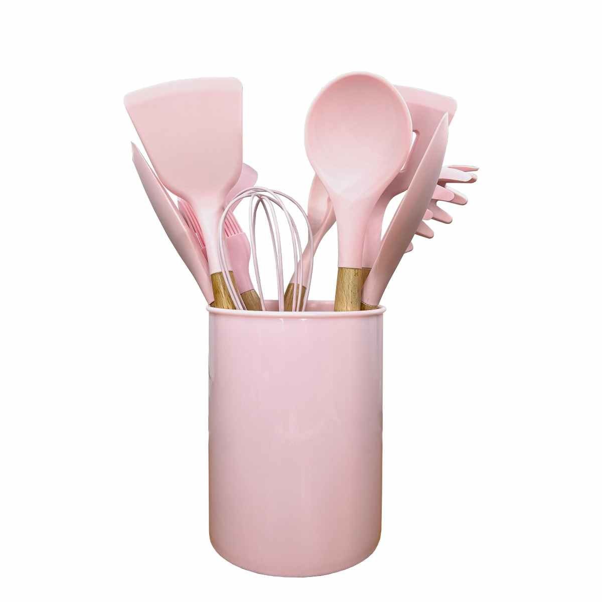 OEM - SET DE 12 PIEZAS UTENSILIOS DE COCINA DE SILICON