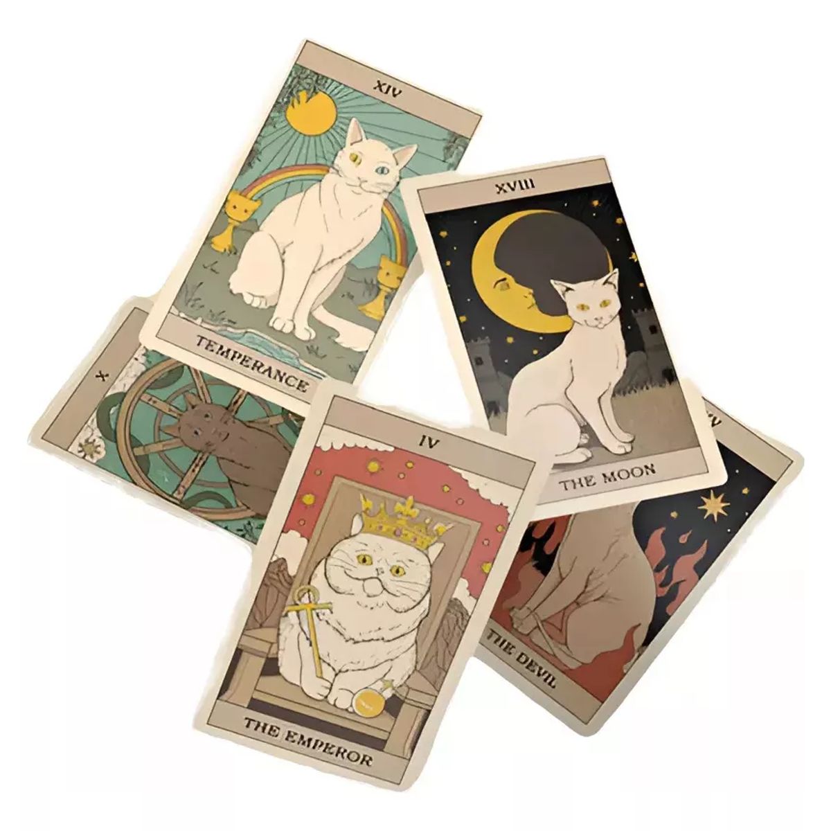 GENERICO - Mazo De Tarot Gatos Cats Rule The Earth 78 Cartas