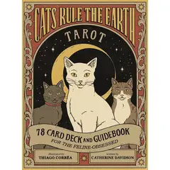 GENERICO - Mazo De Tarot Gatos Cats Rule The Earth 78 Cartas de tarot