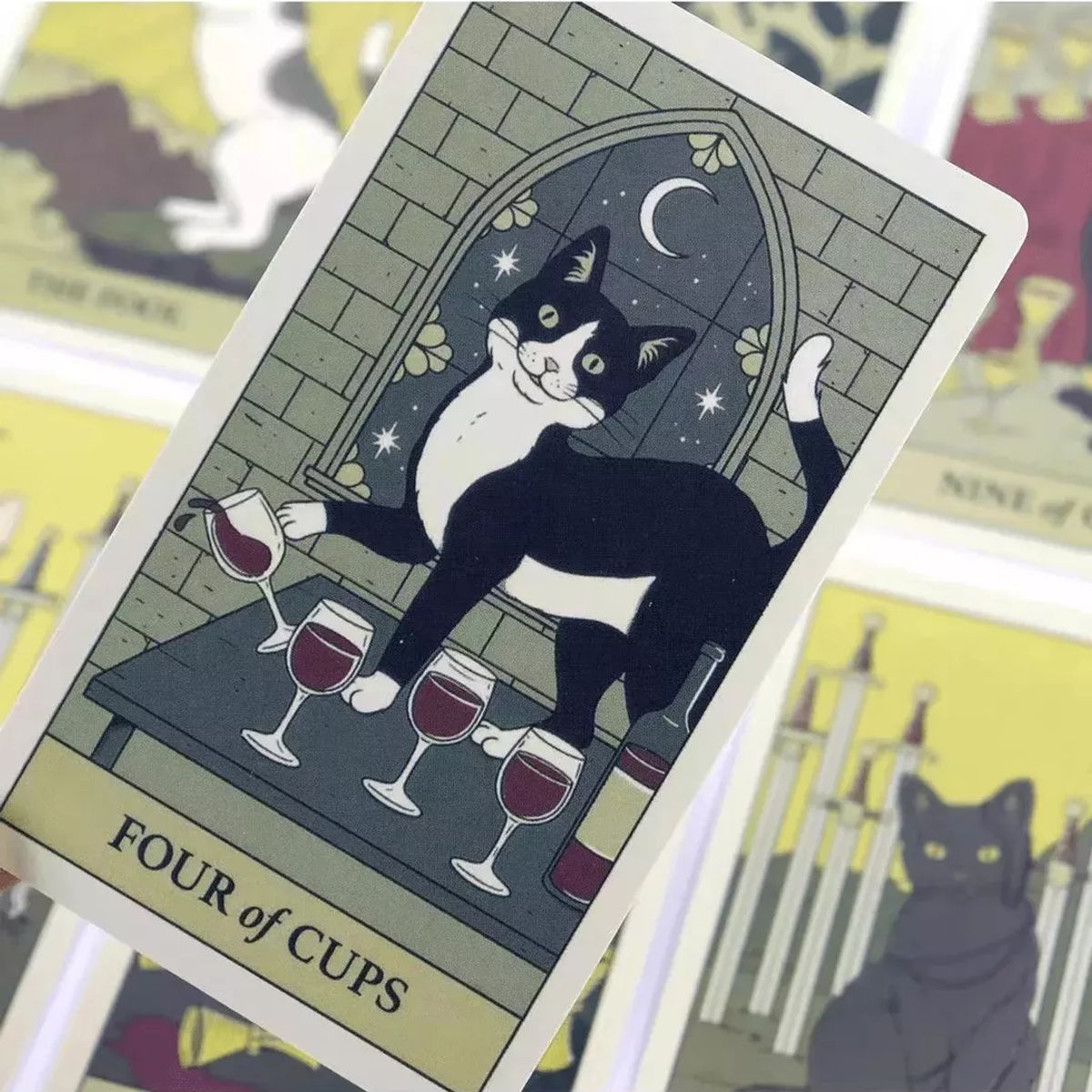 GENERICO - Mazo De Tarot Gatos Cats Rule The Earth 78 Cartas de tarot
