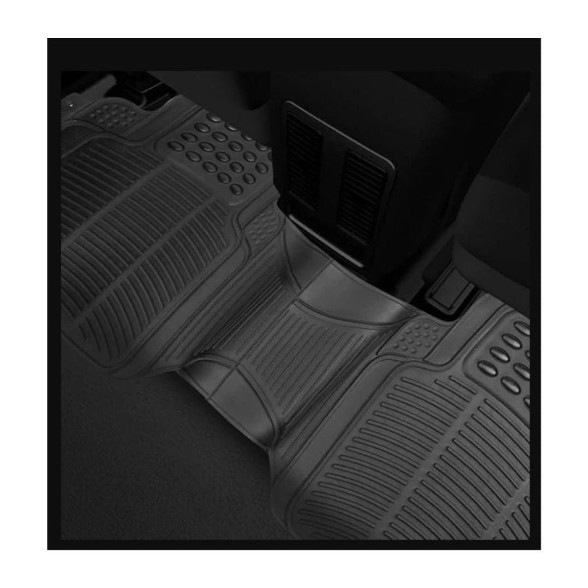 GENERICO - Set 3 Alfombra Piso De Goma Antideslizantes Auto Vehiculo