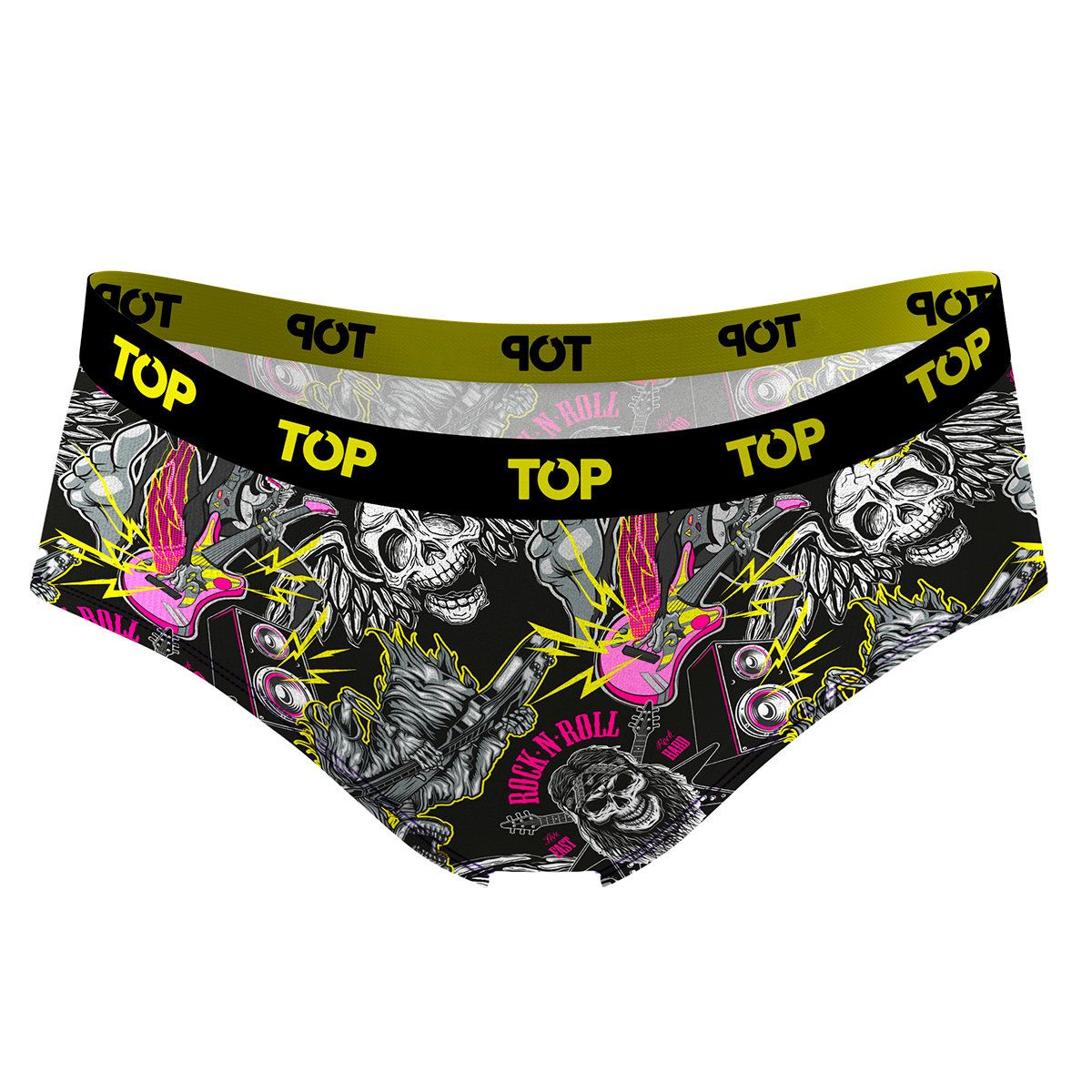 TOP - Calzón Pantaletas Algodón Con Elástico Pack 3 Icónicos - Rock C1 TOP