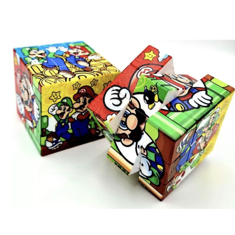 GENERICO - Cubo Rubik 3x3x3 Diseños Mario Bross