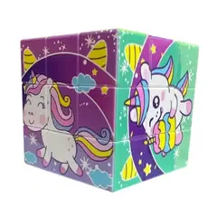 GENERICO - Cubo Rubik 3x3x3 Diseños Unicornio