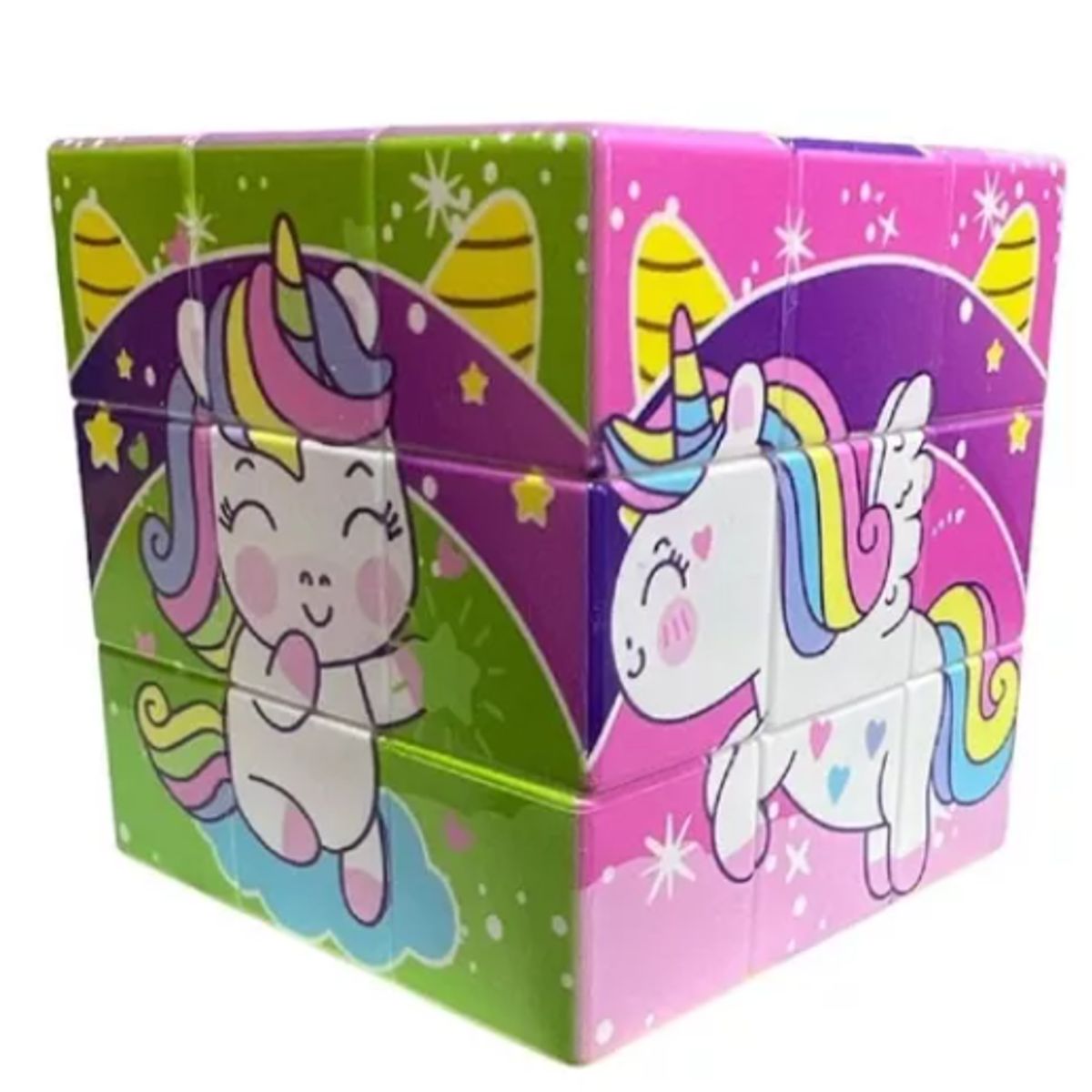 GENERICO - Cubo Rubik 3x3x3 Diseños Unicornio