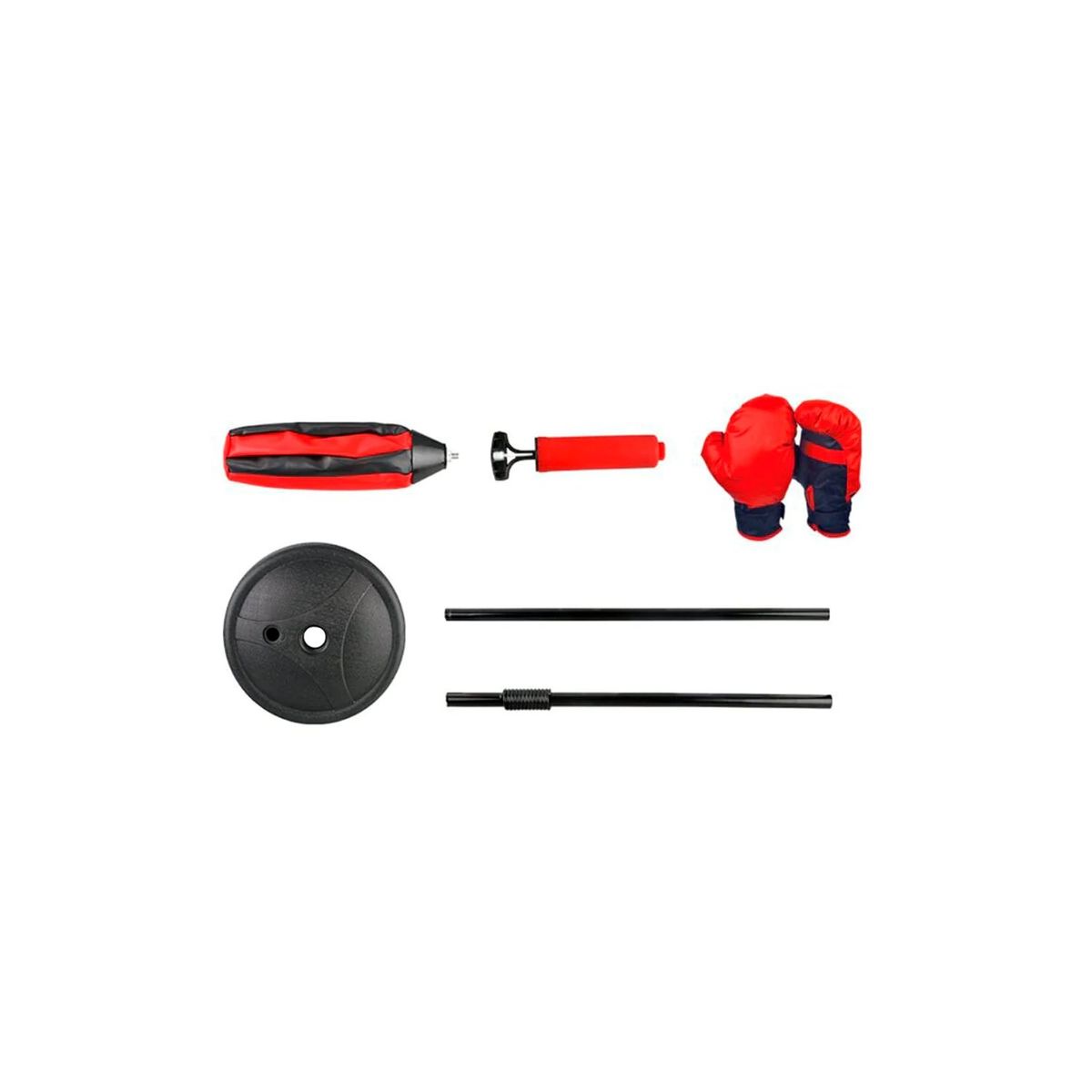 GENERICO - Set Boxeo Punching Ball Con Accesorios Altura Ajustable - SC