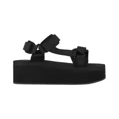 BAMERS - Sandalias Plataforma Mujer Dessert Negro
