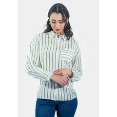 TENTATION - Blusa Rayas Verde