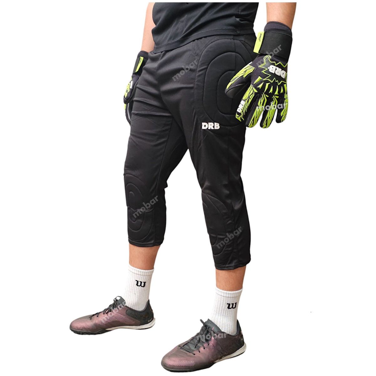 DRB - Pantalon Arquero 3-4 Deportivo Buzo Futbol Drb Conprotección