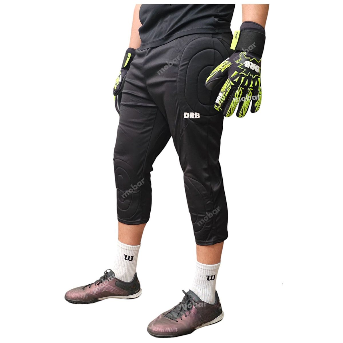 DRB - Pantalon Arquero 3-4 Deportivo Buzo Futbol Drb Conprotección
