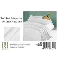 ANGELES DEL HOGAR - Plumon De verano Seda King MUSAS Blanco