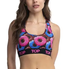 TOP - Peto Mujer Algodón Icónico - Fast Food C2