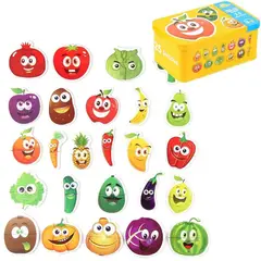 OEM - PUZZLE ROMPECABEZAS MONTESSORI 3D FRUTAS