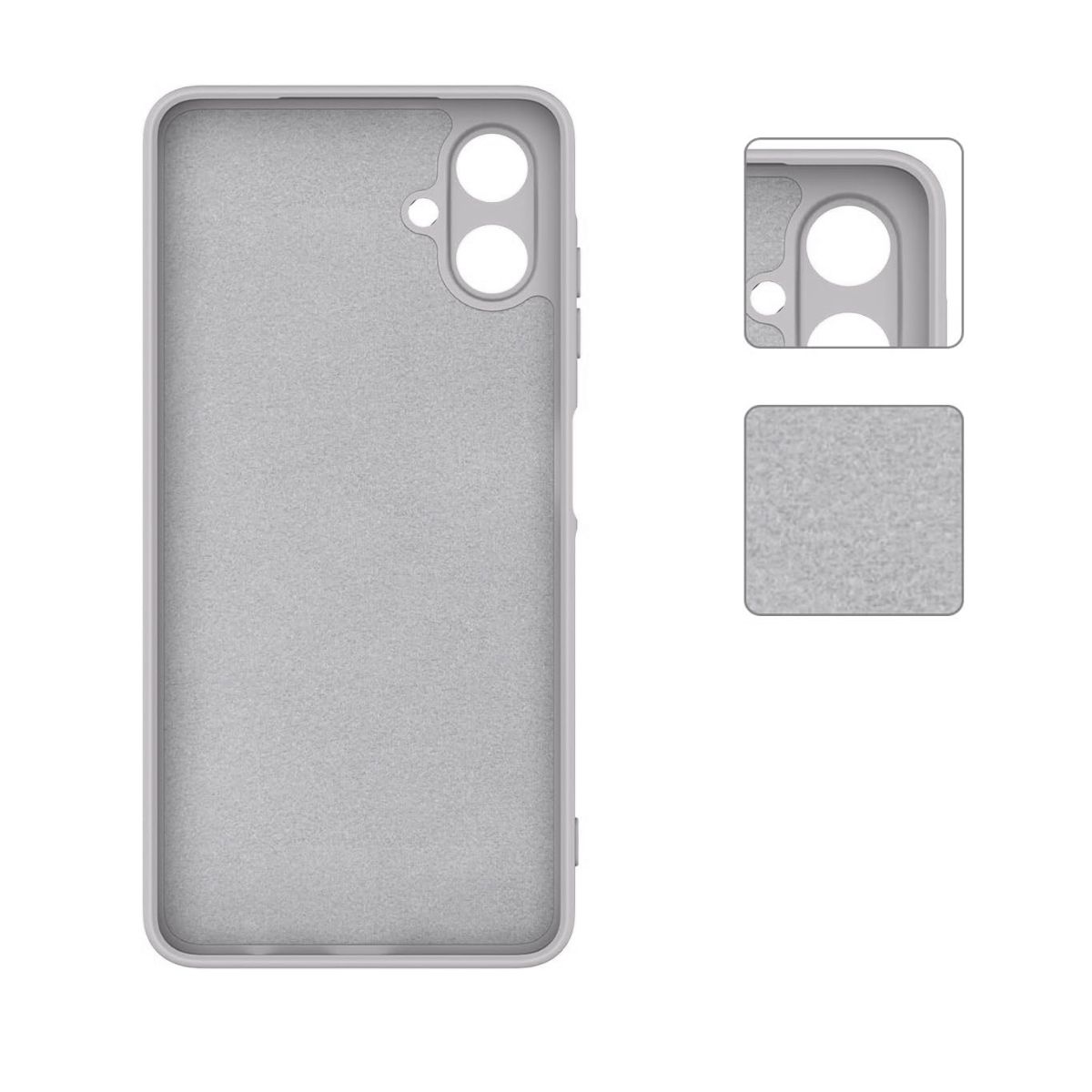 JOIGO - Carcasa Para Samsung A06 Goma Gris