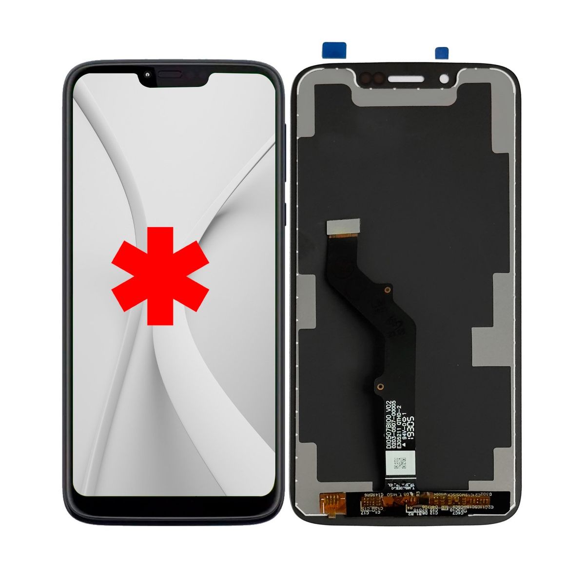 GENERICO - Pantalla Compatible con Motorola Moto G7 Play