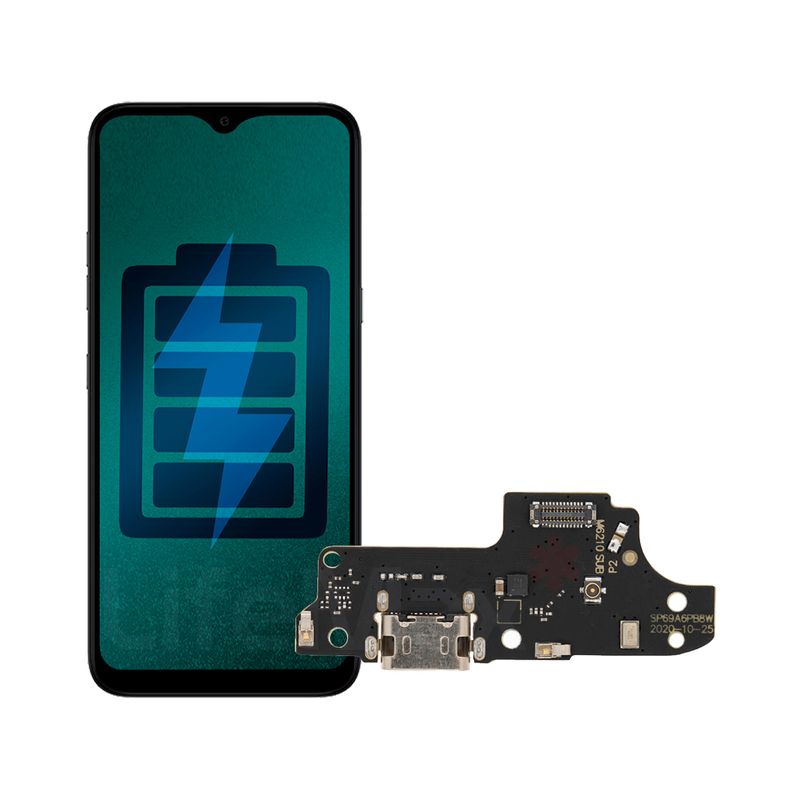 GENERICO - Flex de Carga para Motorola Moto E7 Conector Tipo C