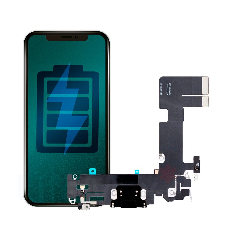 GENERICO - Flex de Carga Compatible con IPhone 13 Conector Lightning