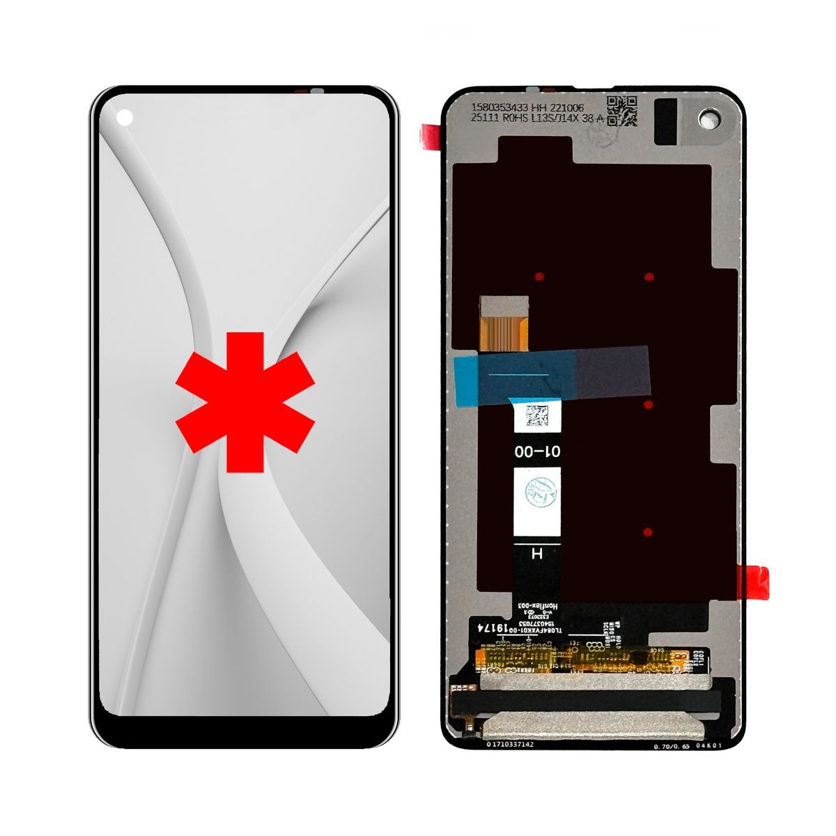 GENERICO - Pantalla Compatible con Moto One Vision/ One Action Original