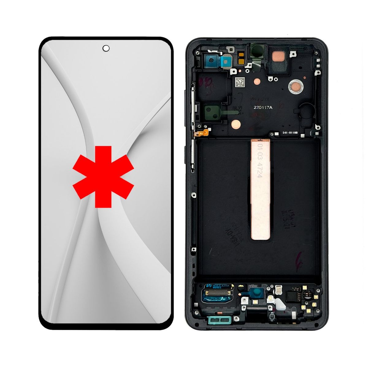 GENERICO - Pantalla Compatible con Samsung S21 FE 5G