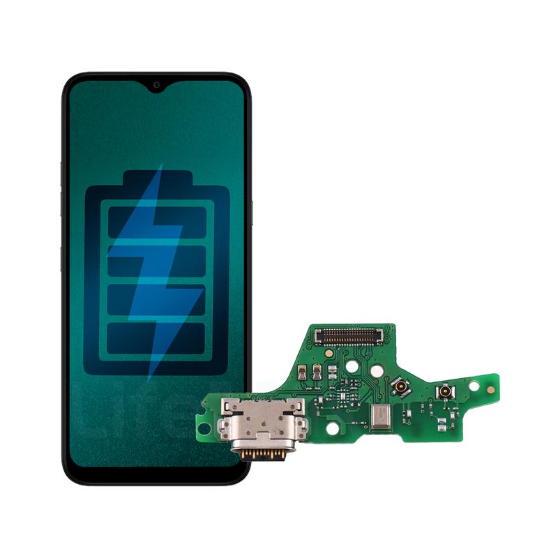 GENERICO - Flex de Carga Compatible con Motorola Moto G8 Plus Tipo C