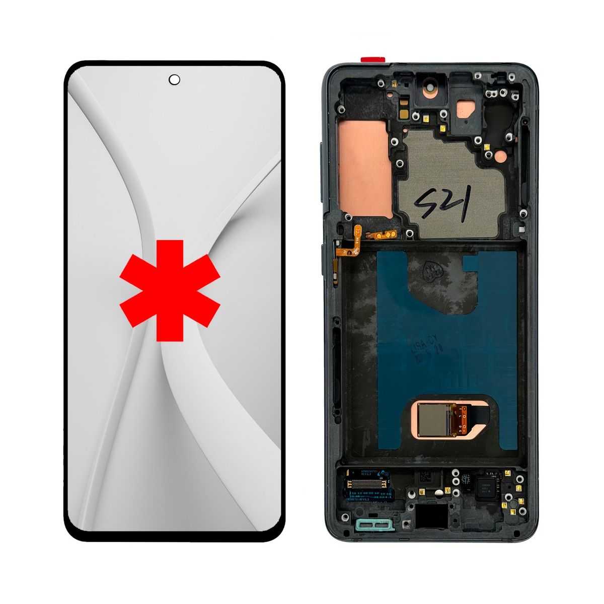 GENERICO - Pantalla Compatible con Samsung Galaxy S21 Calidad Original