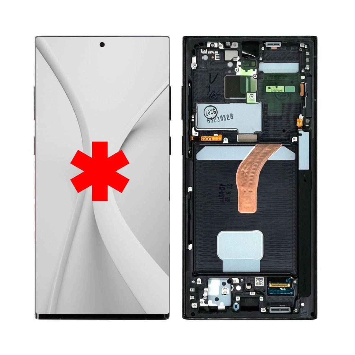 GENERICO - Pantalla Compatible con Samsung S22 Ultra