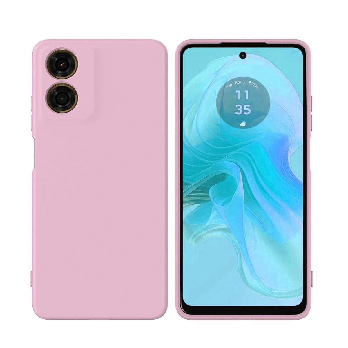 JOIGO - Carcasa Goma Para Motorola G04 / G04S Rosado