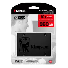 KINGSTON - Disco Solido SSD Interno A400 960gb 6Gb/s 500MB/s.