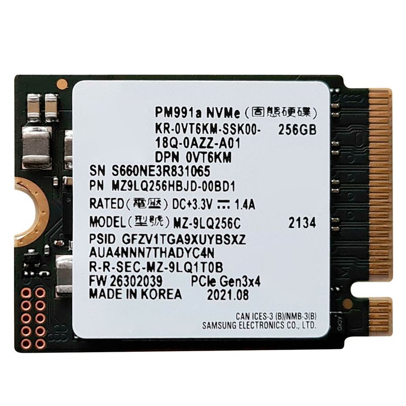 SAMSUNG - Disco SSD M.2 Samsung PM991a 256GB NVMe PCIe ( Open Box )