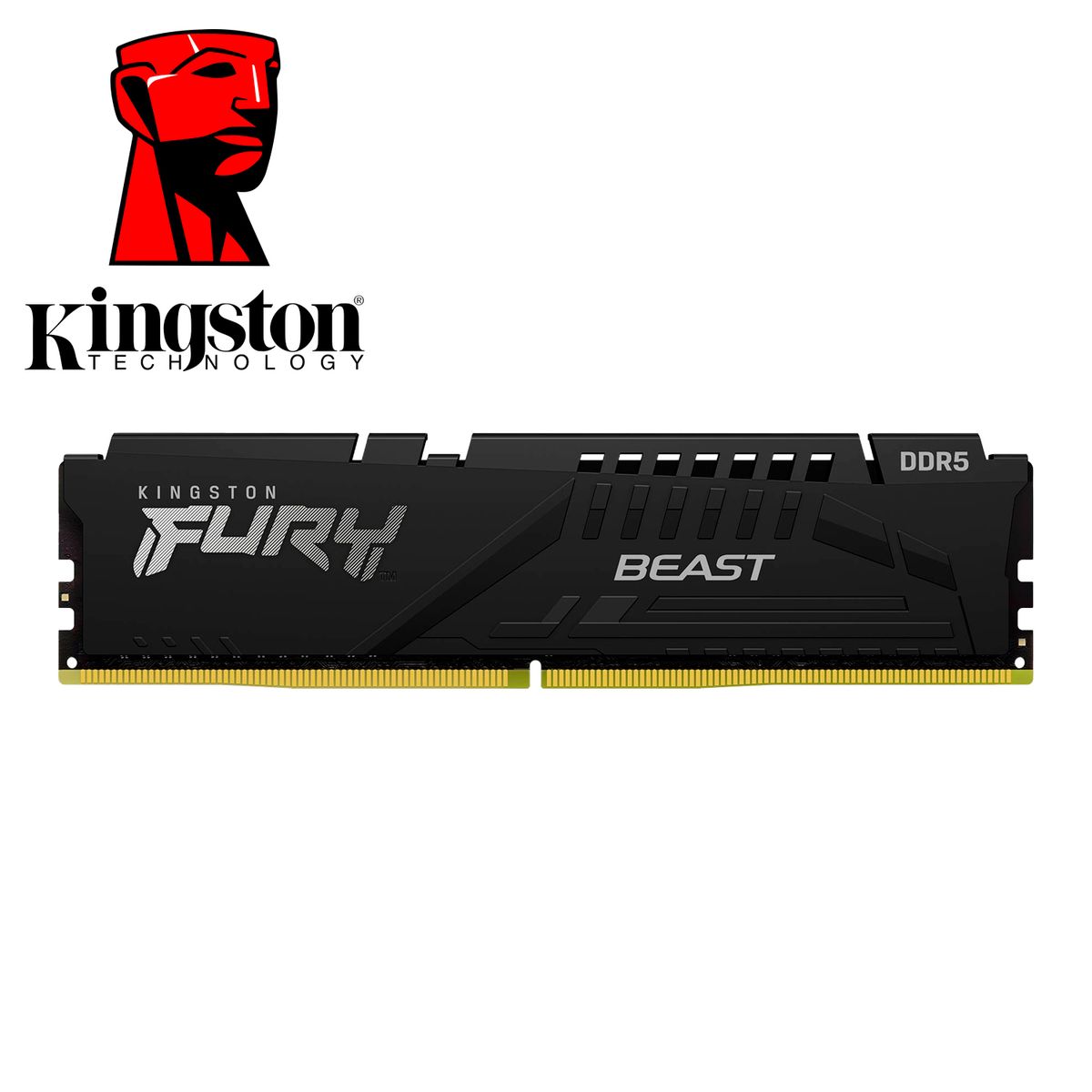 KINGSTON - Memoria Ram Gamer PC Kingston Fury Beast 16GB DDR5-DIMM