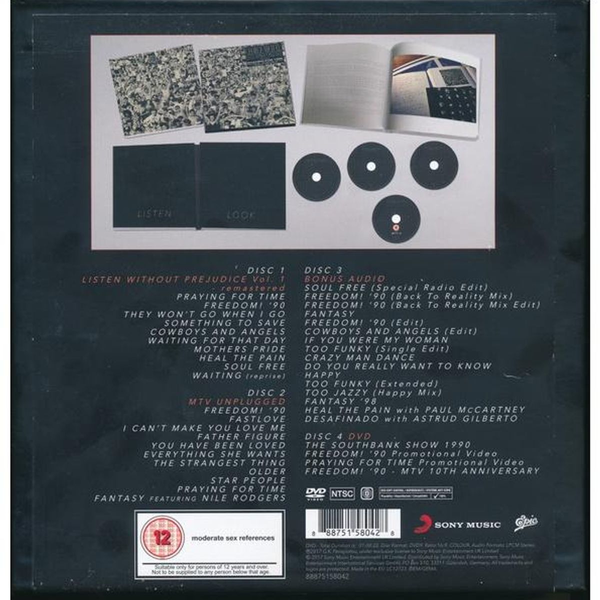 HITWAY MUSIC - GEORGE MICHAEL-LISTENWITHOUTPREJUDICEMTVUNPLUGLED EDITION-CD