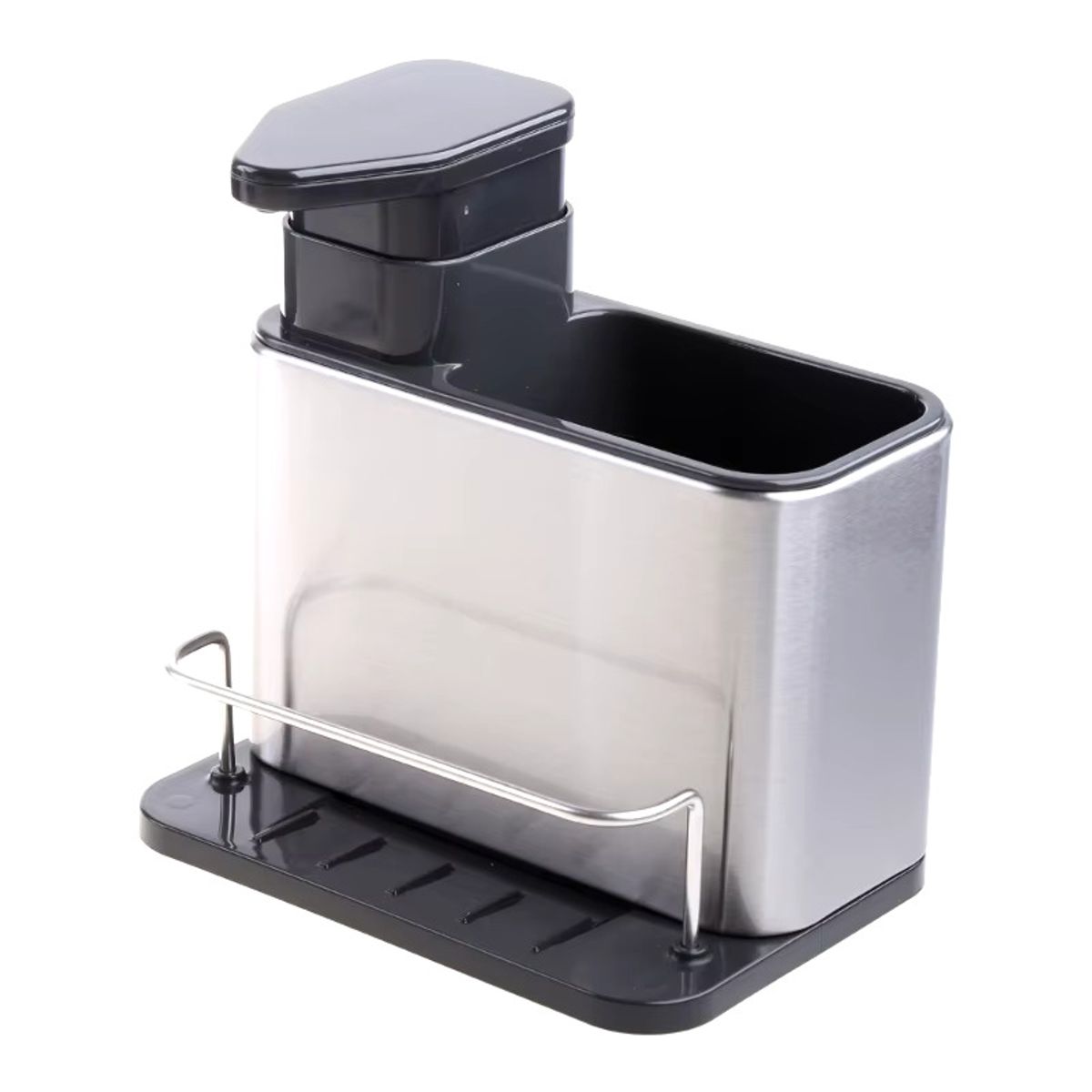 GENERICO - Dispensador De Lava Loza Jabón Y Porta Esponja Organizador