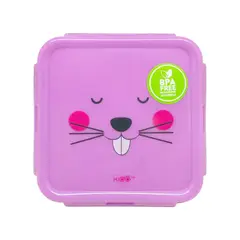 TITANIO - Contenedor Animales 500ml Cuadrado Conejo