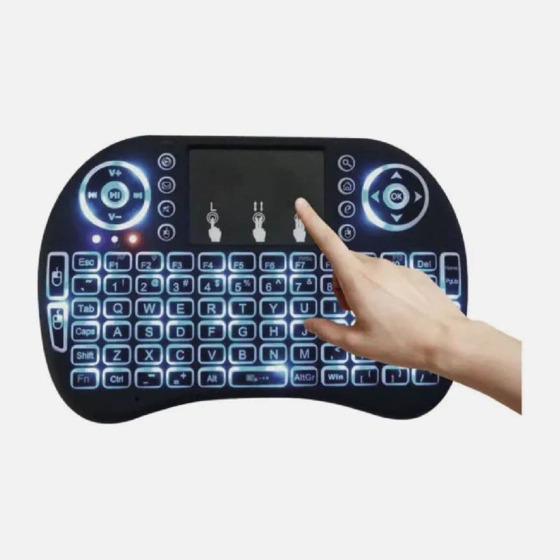 TECNOLAB - Mini teclado inalámbrico touchpad para smart TV TL029 Tecnolab