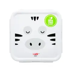 TITANIO - Contenedor Animales 500ml Cuadrado Cebra