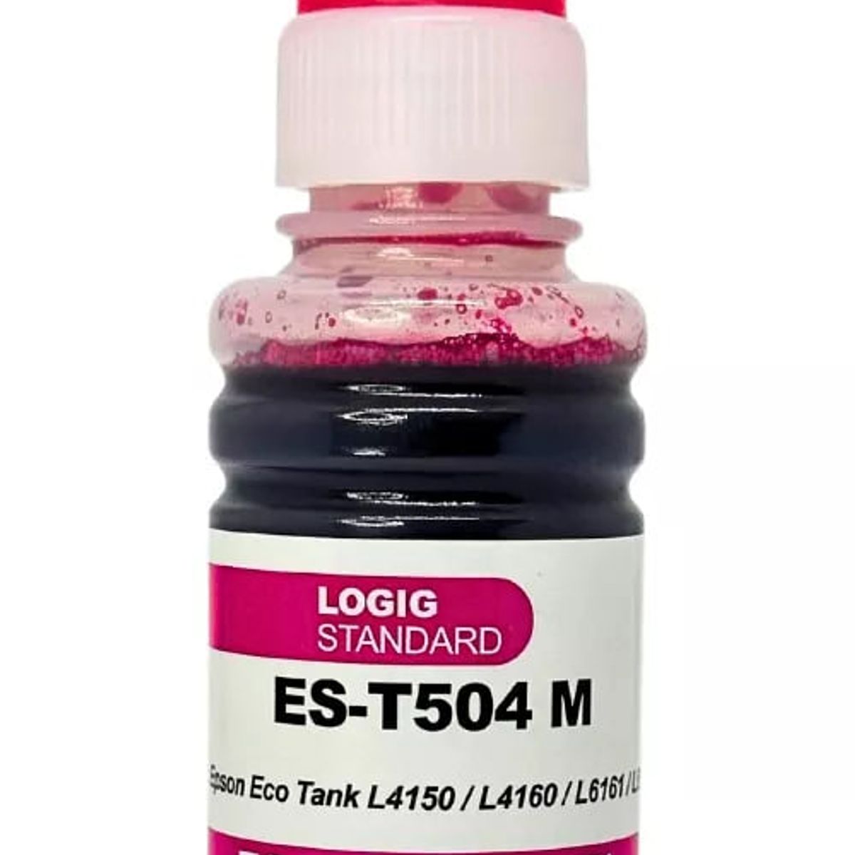 LOGIC - Tinta T504 Para Epson Ecotank Color Magenta 70 ml L4150/L6191