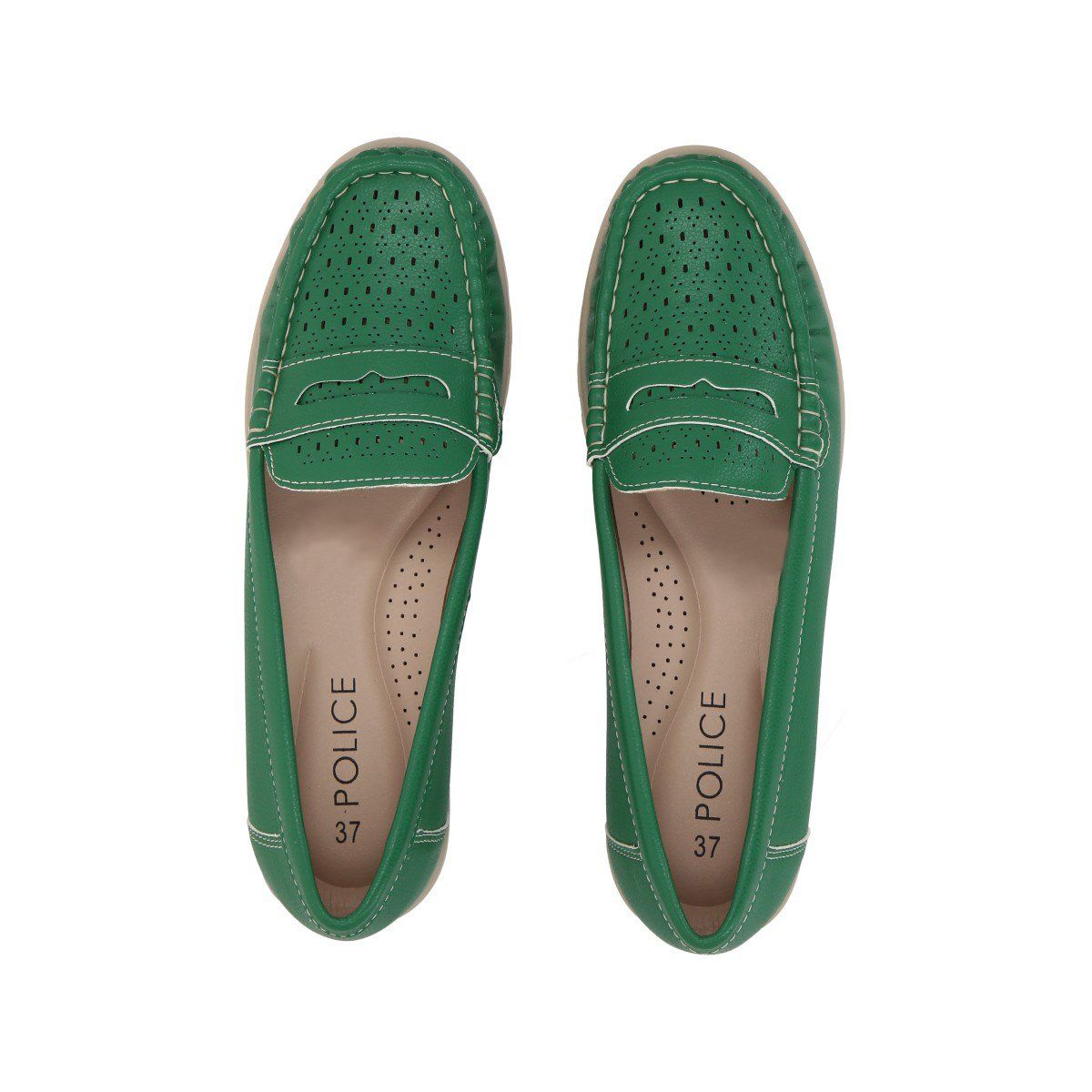 POLICE - Mocasín Mujer Verde Sonia Police