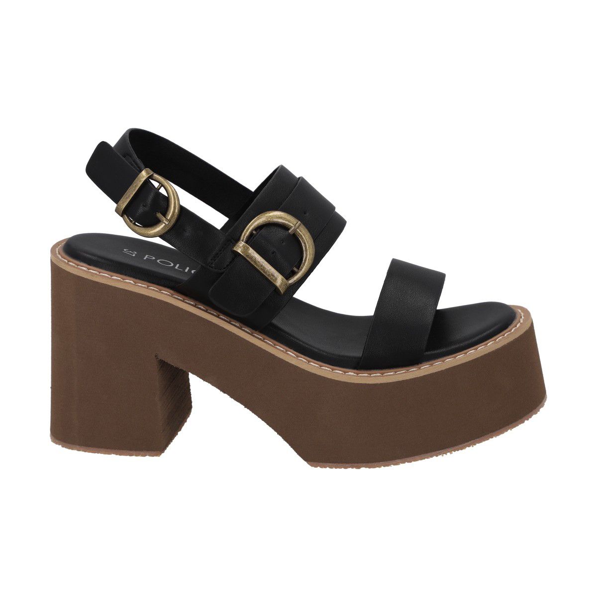 POLICE - Sandalia Mujer Negro Martina Police