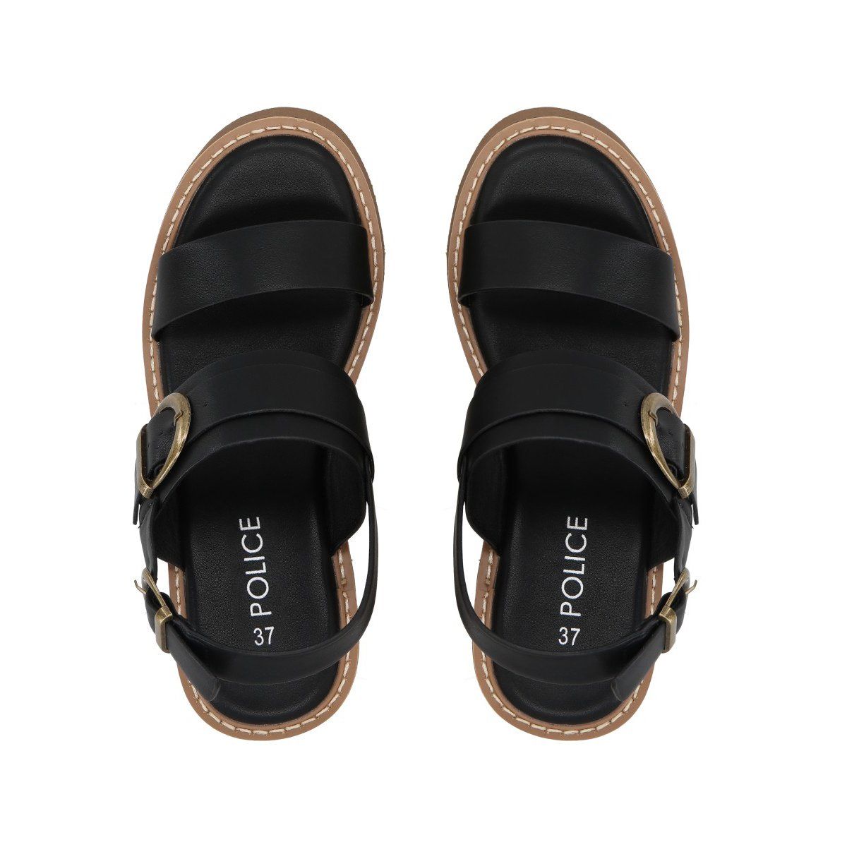 POLICE - Sandalia Mujer Negro Martina Police