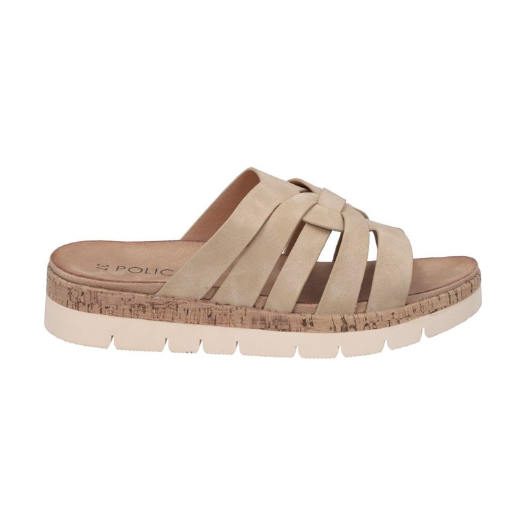 Sandalia Mujer Camel Valentina