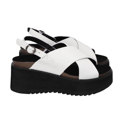 Imagen 2 del producto Sandalia Mujer Blanco Plataforma Polly