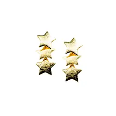 JOYAS MONTERO - Aros Moria Baño de Oro de 24 k