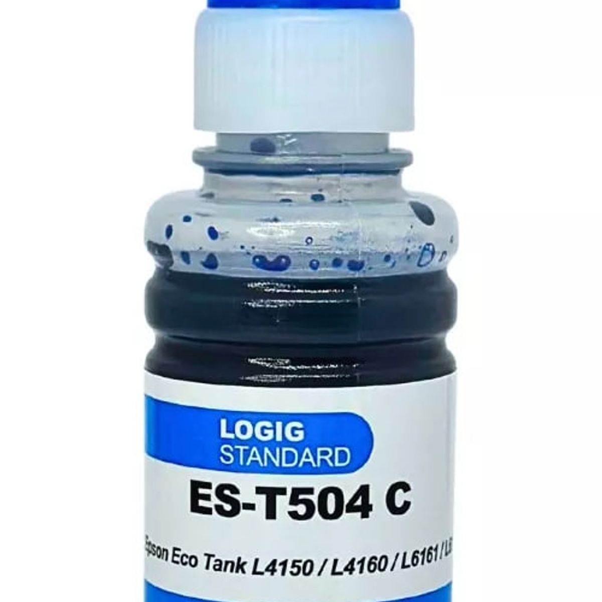 LOGIC - Tinta T504 Para Epson Ecotank Color Cian 70 ml L4150/L6191