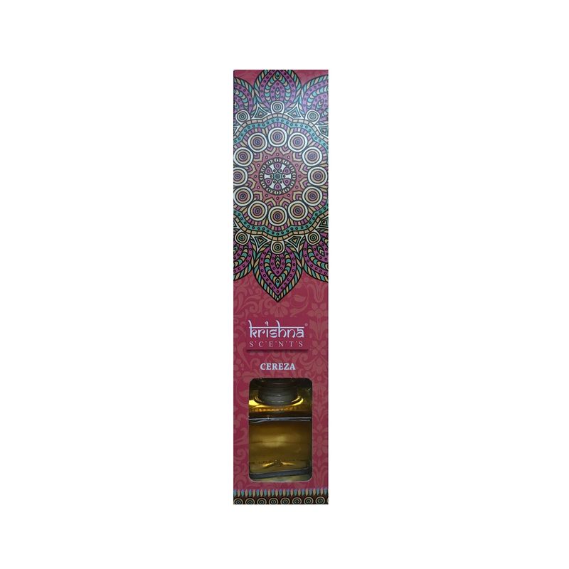 GENERICO - Difusor de aromas con palitos de madera  Reed Difusor Cereza
