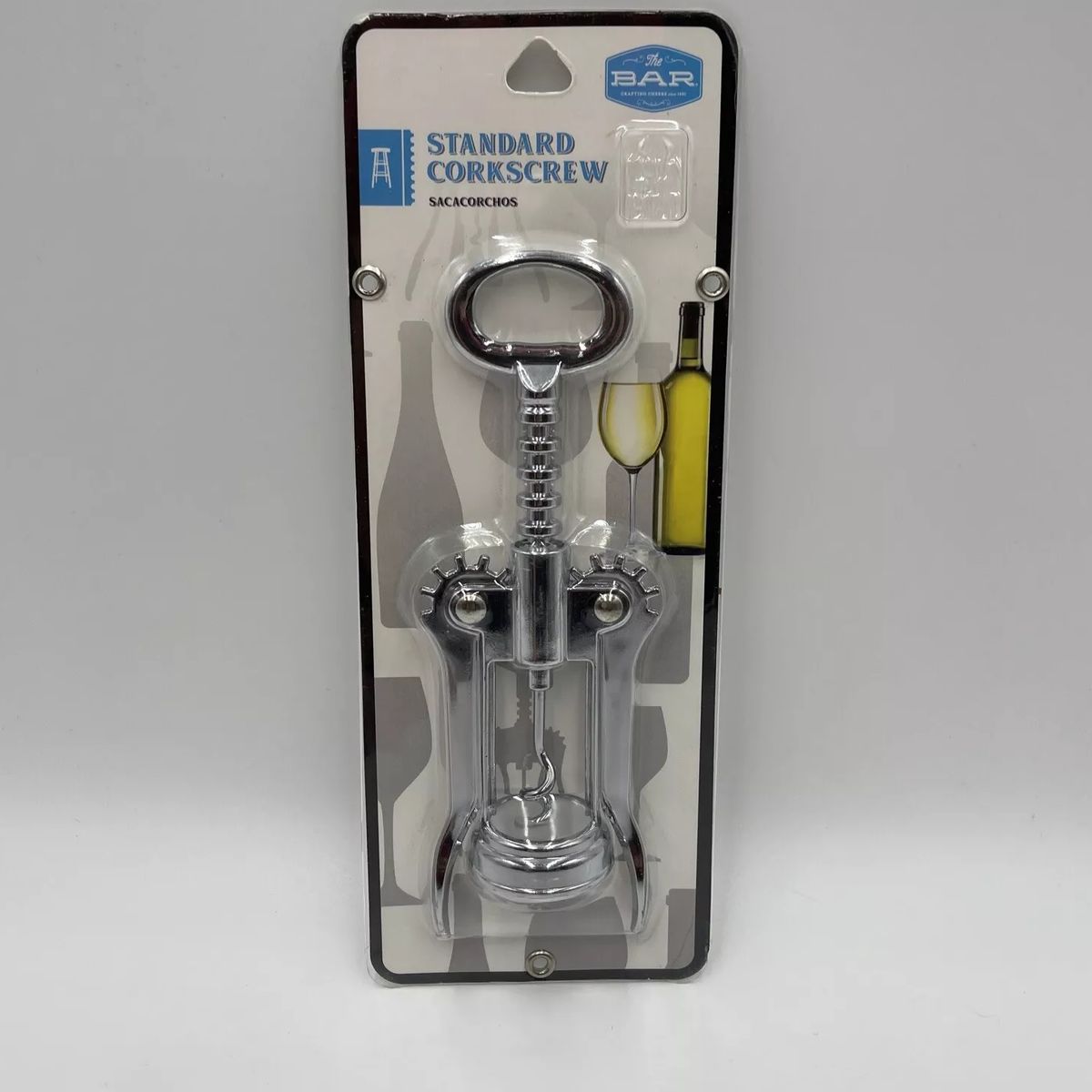 GENERICO - Sacacorcho Alas Destapador Vino Bebida Botella Hogar