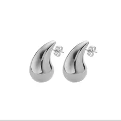 LUX JOYAS - Aros Baño Oro 18k Pegados Gota S